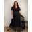 Kurzärmliges Sommer-Freizeitkleid für Damen (S/M/L EINHEITSGRÖSSE) ITALIAN FASHION IMWGB25022