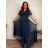 Kurzärmliges Sommer-Freizeitkleid für Damen (S/M/L EINHEITSGRÖSSE) ITALIAN FASHION IMWGB25022