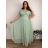 Kurzärmliges Sommer-Freizeitkleid für Damen (S/M/L EINHEITSGRÖSSE) ITALIAN FASHION IMWGB25022