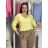 Übergroßer gestrickter Langarmpullover für Damen (S/M EINHEITSGRÖSSE) ITALIAN FASHION IMSN2416125  oranžová