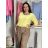 Übergroßer gestrickter Langarmpullover für Damen (S/M EINHEITSGRÖSSE) ITALIAN FASHION IMSN2416125  oranžová