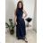 Langes, glitzerndes, ärmelloses Partykleid aus Tüll für Damen (S/M/L, Einheitsgröße) ITALIAN FASHION IMWKY252567
