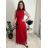 Langes, glitzerndes, ärmelloses Partykleid aus Tüll für Damen (S/M/L, Einheitsgröße) ITALIAN FASHION IMWKY252567