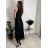 Langes, glitzerndes, ärmelloses Partykleid aus Tüll für Damen (S/M/L, Einheitsgröße) ITALIAN FASHION IMWKY252567