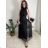Langes, glitzerndes, ärmelloses Partykleid aus Tüll für Damen (S/M/L, Einheitsgröße) ITALIAN FASHION IMWKY252567