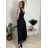 Sommerkleid Carmen aus Musselin für Damen (Einheitsgröße S/M) ITALIAN FASHION IMWE231506 dunkelrot S / M / L