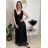 Sommerkleid Carmen aus Musselin für Damen (Einheitsgröße S/M) ITALIAN FASHION IMWE231506 dunkelrot S / M / L
