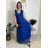 Sommerkleid Carmen aus Musselin für Damen (Einheitsgröße S/M) ITALIAN FASHION IMWE231506 dunkelrot S / M / L