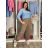Kurzärmliges Sommer-Hemdkleid für Damen (L/XL EINHEITSGRÖSSE) ITALIAN FASHION IMC23172