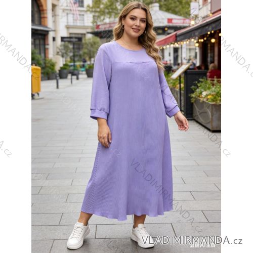 Sommerkleid oval Kurzarm Damen Übergröße (50/52/54 Einheitsgröße) ITALIAN FASHION IM425011