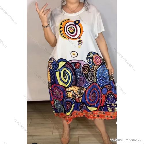 Elegante, lange Jogginghose für Damen (Einheitsgröße S/M/L) ITALIAN FASHION IMD23634