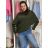 Übergroßer Pullover mit schrägen langen Ärmeln für Damen in Übergröße (48/50/52 EINHEITSGRÖSSE) ITALIAN FASHION IM424509XL