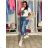 Damen Stretchhose (S/M/L Einheitsgröße) ITALIAN FASHION IMC25324 S / M / L dunkelblau