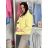 Übergroßer gestrickter Langarmpullover für Damen (S/M EINHEITSGRÖSSE) ITALIAN FASHION IMSN2416125