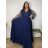 Elegantes Abendkleid, elegante Damenmode (Einheitsgröße S/M), italienische Mode, FMPCH269417/DUR 6XL dunkelblau