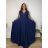 Elegantes Abendkleid, elegante Damenmode (Einheitsgröße S/M), italienische Mode, FMPCH269417/DUR 6XL dunkelblau