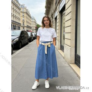 Sommerkleid oval Kurzarm Damen Übergröße (50/52/54 Einheitsgröße) ITALIAN FASHION IM425011