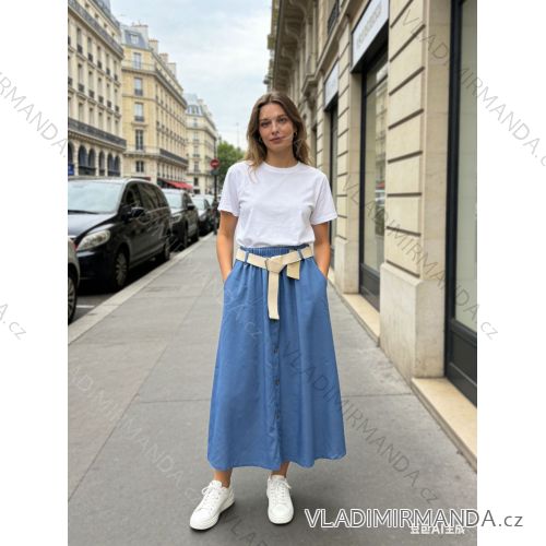 Sommerkleid oval Kurzarm Damen Übergröße (50/52/54 Einheitsgröße) ITALIAN FASHION IM425011