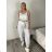 Übergroßer gestrickter Langarmpullover für Damen (S/M EINHEITSGRÖSSE) ITALIAN FASHION IMSN2416125