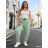 Sommerkleid oval Kurzarm Damen Übergröße (50/52/54 Einheitsgröße) ITALIAN FASHION IM425011