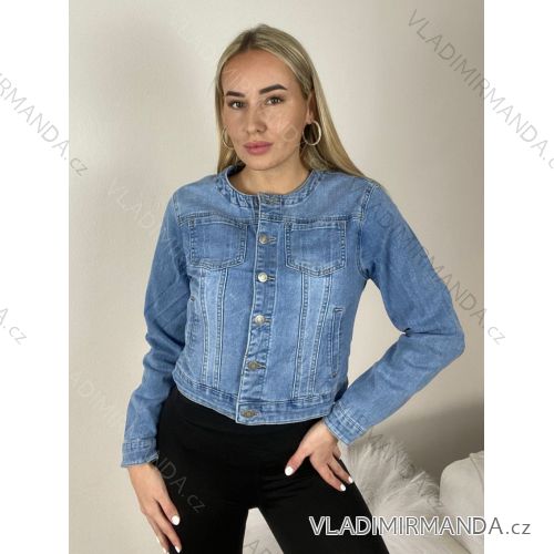 Damen Jeansjacke MOON (S-2xl) MOON GIRL MOG25GYA2168-13 S blau