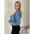 Damen Jeansjacke MOON (S-2xl) MOON GIRL MOG25GYA2168-13 2XL blau