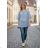 Elegante, lange Jogginghose für Damen (Einheitsgröße S/M/L) ITALIAN FASHION IMD23634