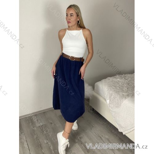 Damen Warmes Langarmkleid (L / XL ONE SIZE) ITALIAN FASHION IM421MIA