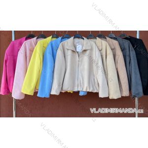 Ärmellose Jacke mit langen Ärmeln (uni sl) ITALIENISCHE Mode IMC17326
