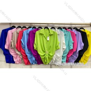 Ärmellose Jacke mit langen Ärmeln (uni sl) ITALIENISCHE Mode IMC17326