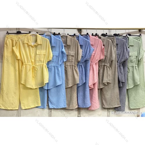 Ärmellose Jacke mit langen Ärmeln (uni sl) ITALIENISCHE Mode IMC17326