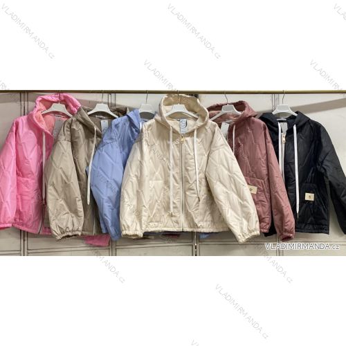 Ärmellose Jacke mit langen Ärmeln (uni sl) ITALIENISCHE Mode IMC17326