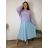 Sommerkleid oval Kurzarm Damen Übergröße (50/52/54 Einheitsgröße) ITALIAN FASHION IM425011