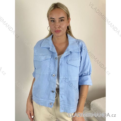 Langes Chiffon-Kurzarmkleid für Damen (S/M ONE SIZE) ITALIAN FASHION IMWGS231048