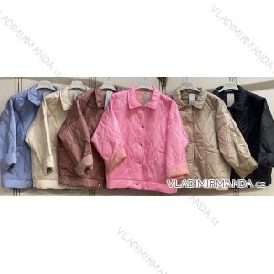 Ärmellose Jacke mit langen Ärmeln (uni sl) ITALIENISCHE Mode IMC17326