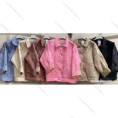 Ärmellose Jacke mit langen Ärmeln (uni sl) ITALIENISCHE Mode IMC17326