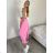 Sommerkleid oval Kurzarm Damen Übergröße (50/52/54 Einheitsgröße) ITALIAN FASHION IM425011