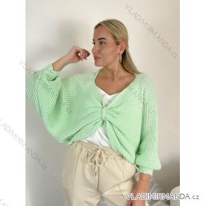 Leichter Kurzarmpullover für Damen (S/M/L ONE SIZE) ITALIAN FASHION IMWKK252585