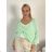 Leichter Kurzarmpullover für Damen (S/M/L ONE SIZE) ITALIAN FASHION IMWKK252585 S / M / L dunkelrosa
