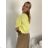 Leichter Kurzarmpullover für Damen (S/M/L ONE SIZE) ITALIAN FASHION IMWKK252585 S / M / L dunkelrosa
