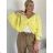 Leichter Kurzarmpullover für Damen (S/M/L ONE SIZE) ITALIAN FASHION IMWKK252585 S / M / L dunkelrosa