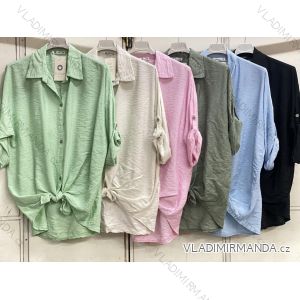 Ärmellose Jacke mit langen Ärmeln (uni sl) ITALIENISCHE Mode IMC17326