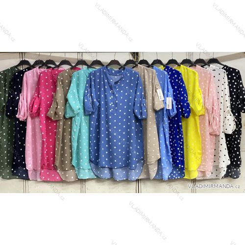 Ärmellose Jacke mit langen Ärmeln (uni sl) ITALIENISCHE Mode IMC17326