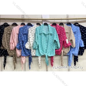 Ärmellose Jacke mit langen Ärmeln (uni sl) ITALIENISCHE Mode IMC17326