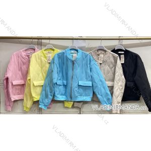 Ärmellose Jacke mit langen Ärmeln (uni sl) ITALIENISCHE Mode IMC17326