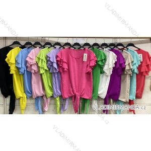 Ärmellose Jacke mit langen Ärmeln (uni sl) ITALIENISCHE Mode IMC17326