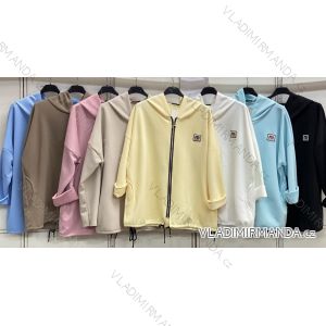 Ärmellose Jacke mit langen Ärmeln (uni sl) ITALIENISCHE Mode IMC17326