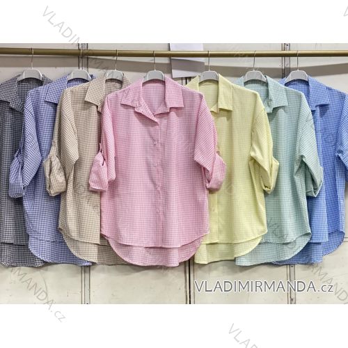 Ärmellose Jacke mit langen Ärmeln (uni sl) ITALIENISCHE Mode IMC17326