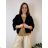 Langarm-Cardigan für Damen in Übergröße (56/58 EINHEITSGRÖSSE) ITALIAN FASHION IMWQ24295  weiß