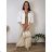 Langarm-Cardigan für Damen in Übergröße (56/58 EINHEITSGRÖSSE) ITALIAN FASHION IMWQ24295  weiß
